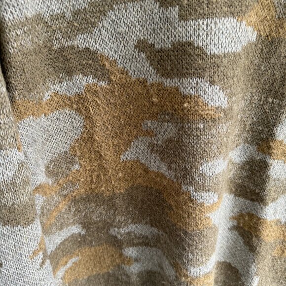 Banana Republic Camo Sweater Wool Blend W L - Picture 8 of 8